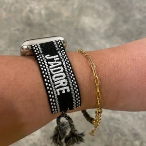Adjustable, braided J’adore Apple Watch strap! Fits 40mm perfectly 😊